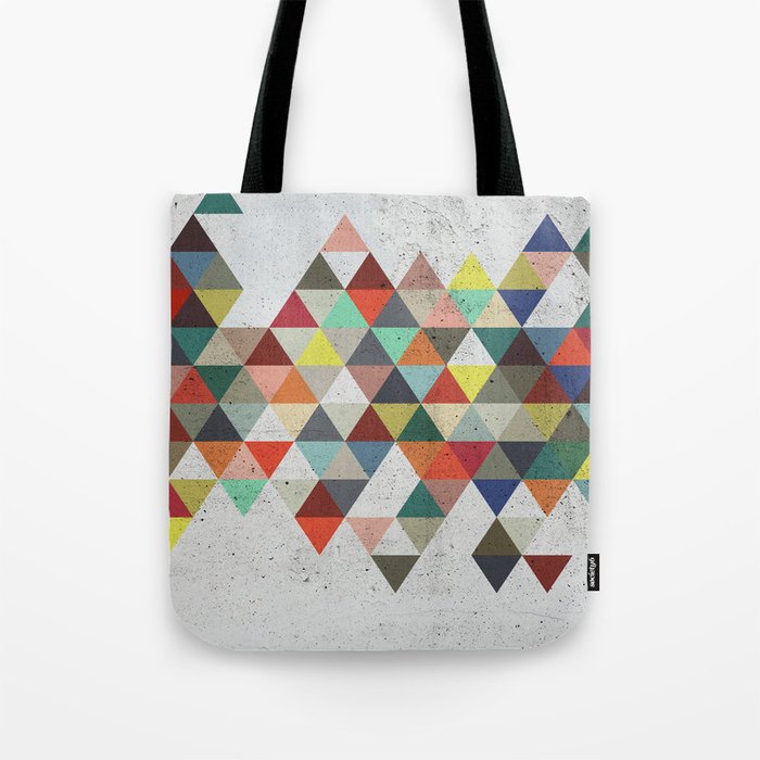 Colorful Triangles Tote Bag