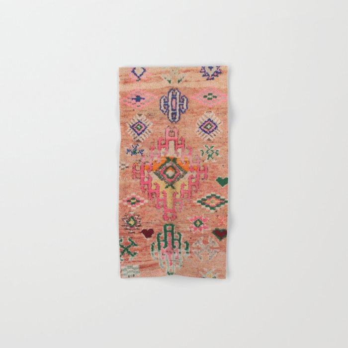Moroccan Berber Traditional Carpet Hand & Bath Towel