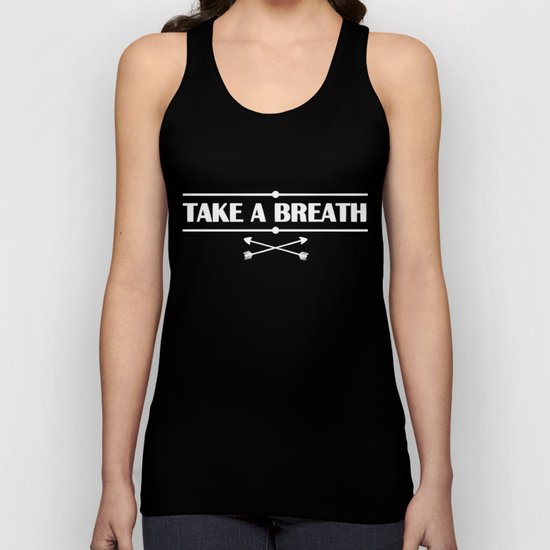 Take a breath Unisex Tank Top