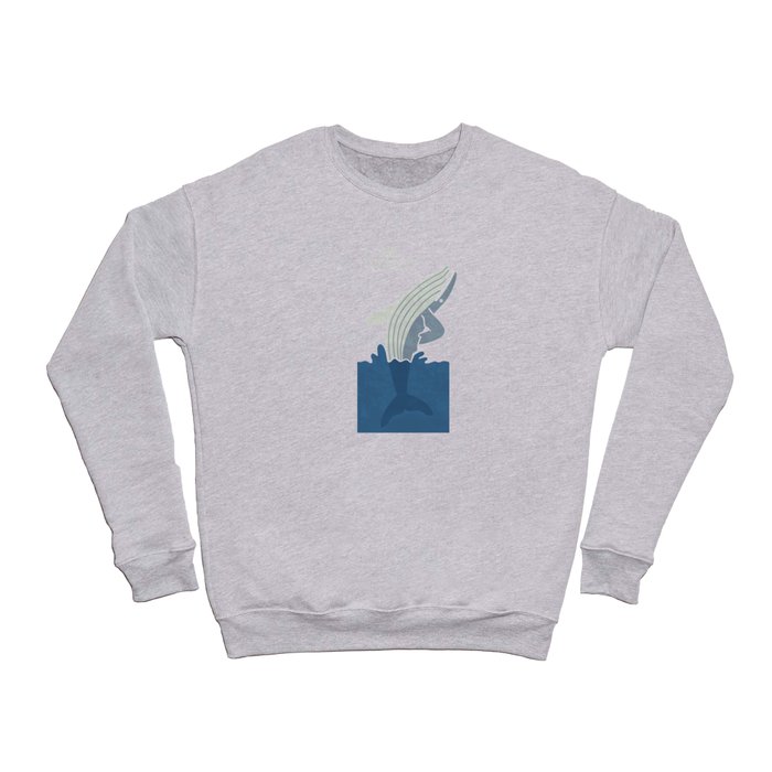 Bad Back Whale Crewneck Sweatshirt