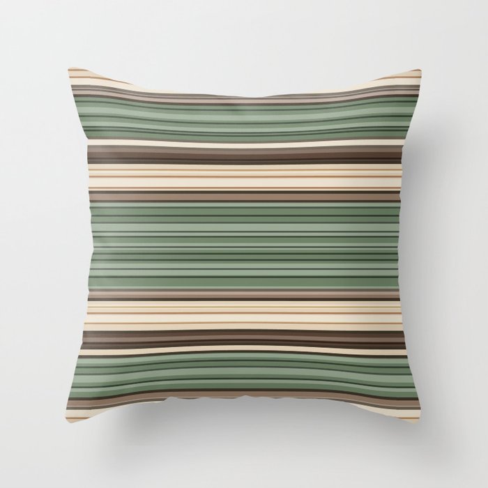 Green and hotsell tan pillows