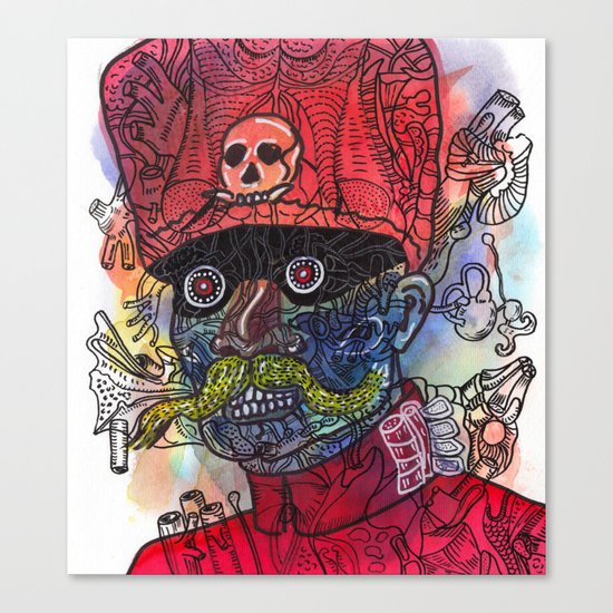 red Canvas Print
