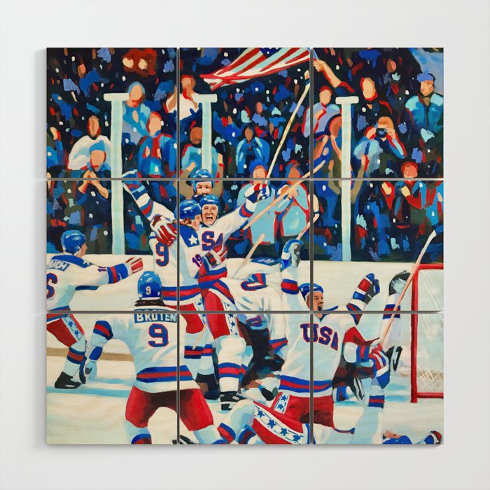 Miracle on Ice Wood Wall Art