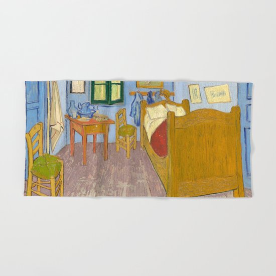 Van Gogh Bedroom In Arles Painting Hand Bath Towel