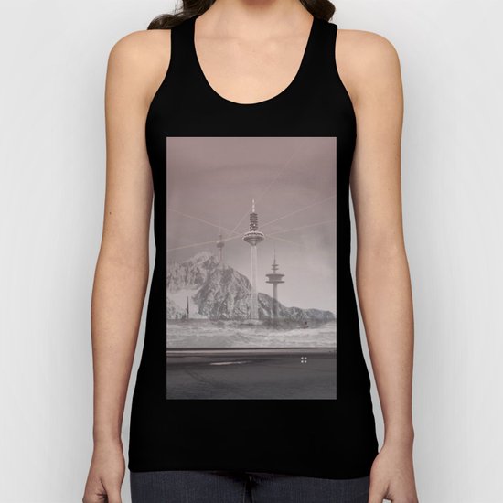 atmosphere 11 · The lost signal Unisex Tank Top