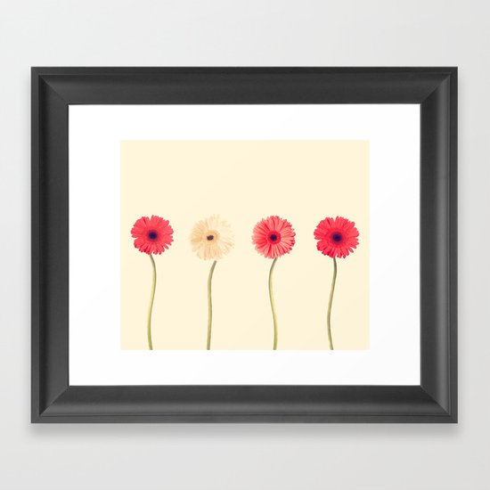 Technicolour Flowers Framed Art Print