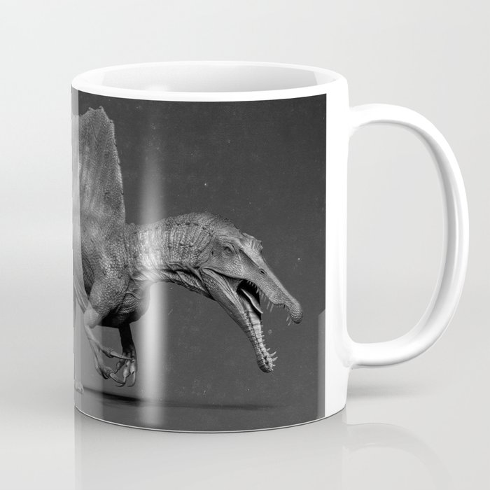 Black Spinosaurus Coffee Mug
