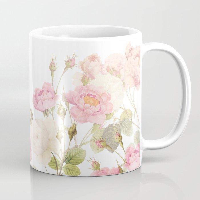 Vintage & Shabby Chic - Sepia Roses Flower Garden Coffee Mug