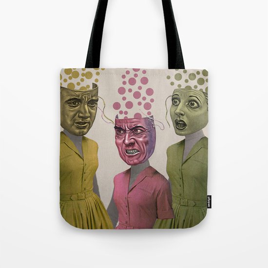 WORRY ANGER FEAR Tote Bag