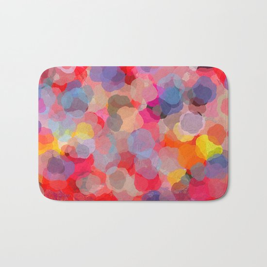 Confetti(colorful). Bath Mat