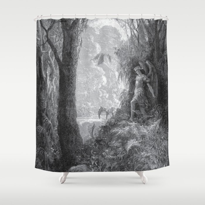 Gustave Dore: Paradise Lost XV Shower Curtain