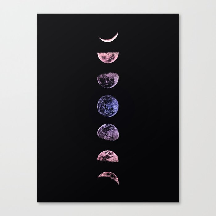 Ultraviolet Moon Canvas Print