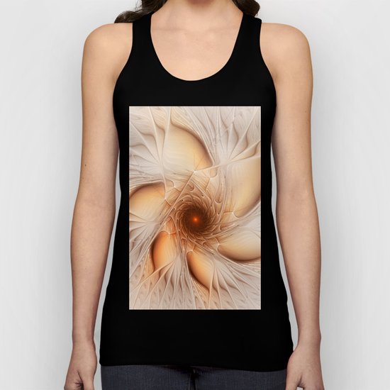 Abstract Wheel, Fractal Art Unisex Tank Top