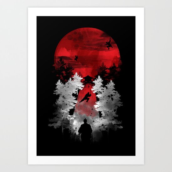 the warrior way Art Print