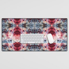 Colorful Abstract Batik Butterfly Rorschach Art Universe No3 Desk Mat