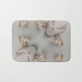 No Longer Together - Neatly Ripped Apart - Relationships - Abstract Wood and Rope - Nautical Bath Mat | Torn, Brokenhearted, Abstractwood, Relationships, Digital Manipulation, Love, Heartbroken, Woodandrope, Greige, Greigeshades 