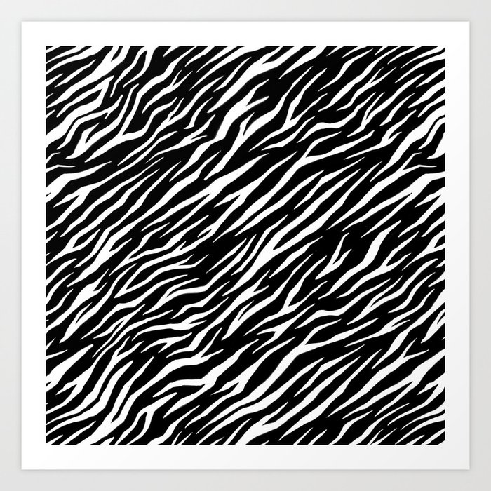 Zebra 02 Art Print