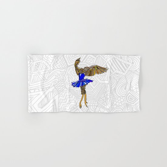 Owl Ballerina Tutu Hand & Bath Towel