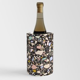 Dark terrazzo pattern Wine Chiller