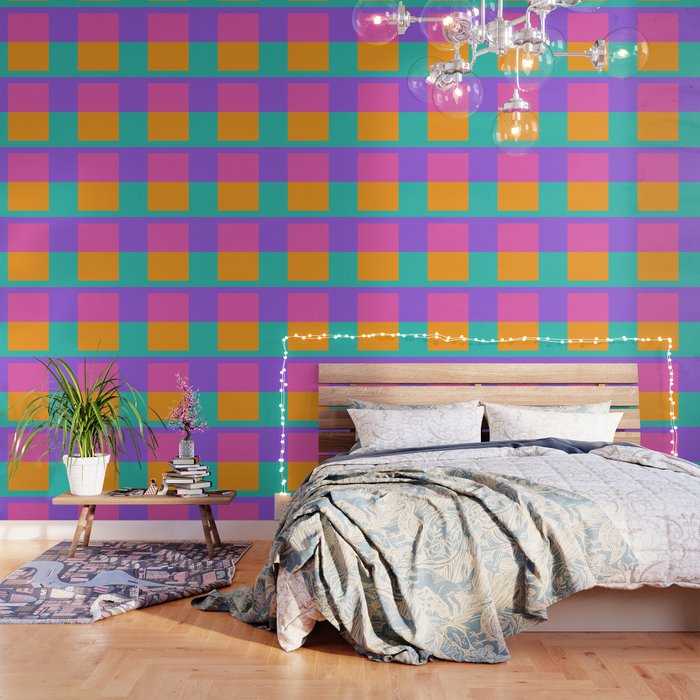 Mid century abstract pattern 12 Wallpaper