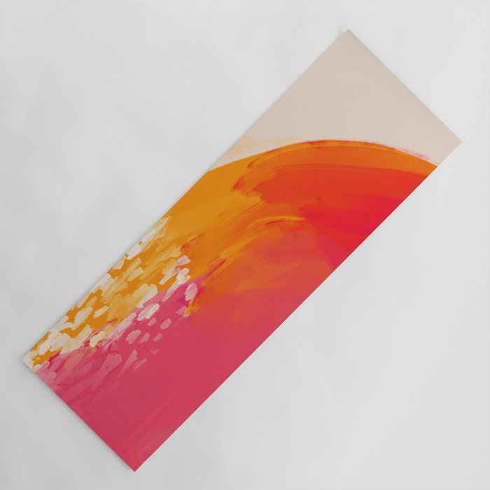 The Bright Abstract Waterfall Yoga Mat
