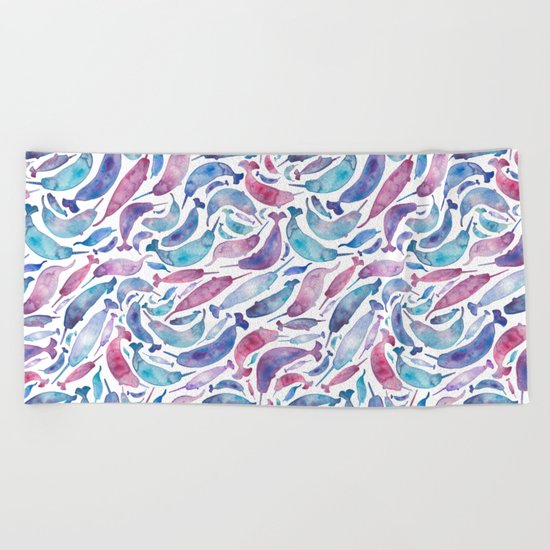 Unicorns + Mermaids = Uh-Maids...? Beach Towel
