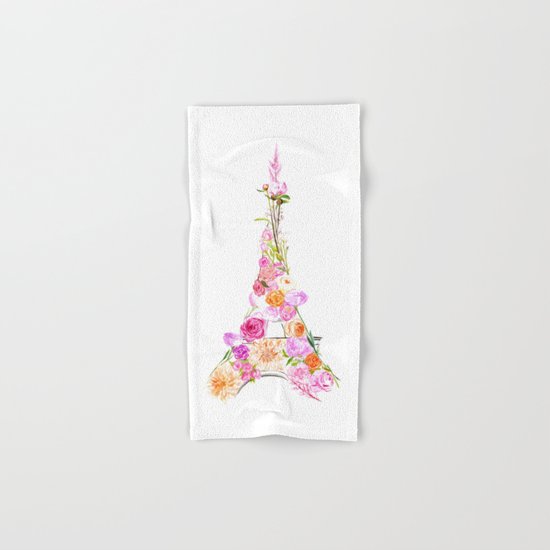 Paris in Bloom Hand & Bath Towel