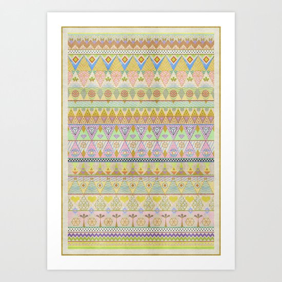 TROPIC THUNDER / PATTERN SERIES 004 Art Print