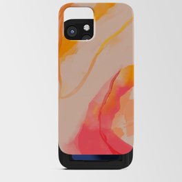 Abstract Watercolor Sorbet iPhone Card Case