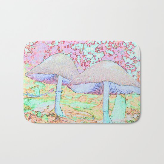 Fairy Houses Bath Mat