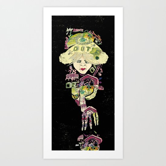 Out of order Art Print