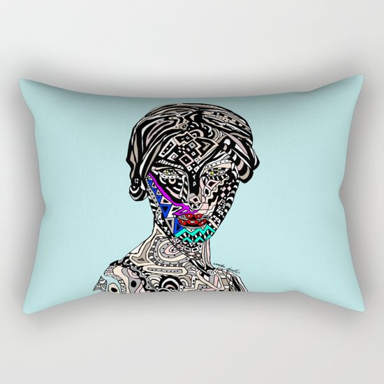 Millenium Space Goddess Rectangular Pillow