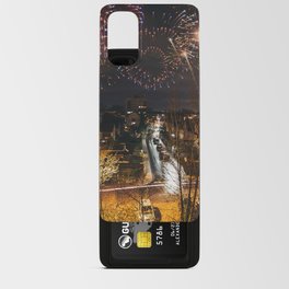 Fireworks from my living room window! Android Card Case