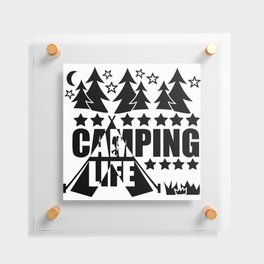 Camping Life Floating Acrylic Print