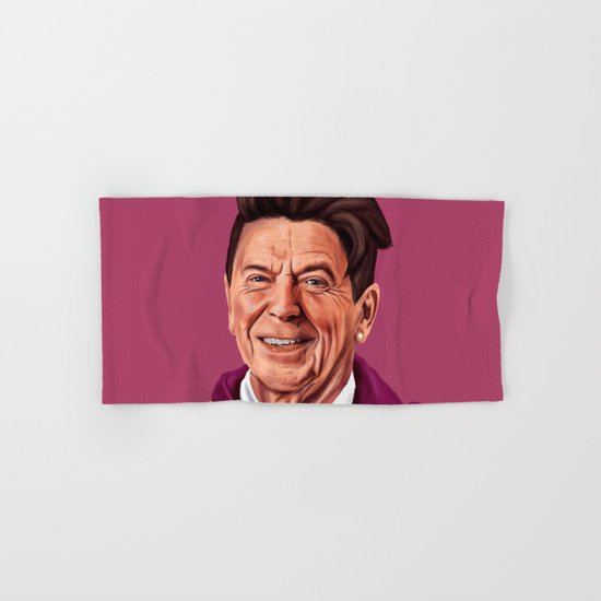 Hipstory - Ronald Reagan Hand & Bath Towel