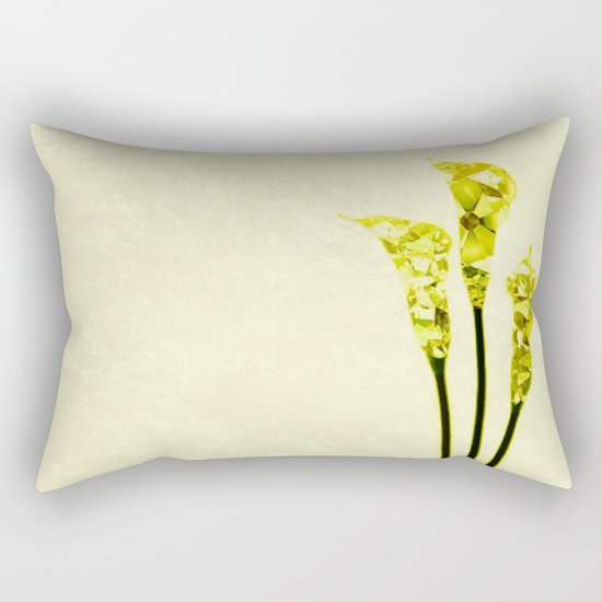 calla lily in gem mode Rectangular Pillow