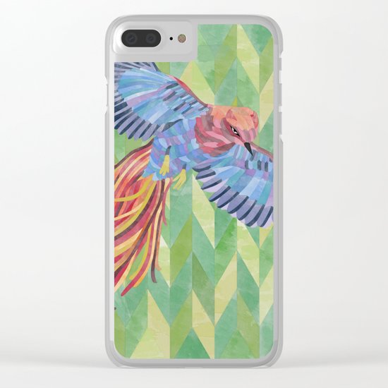 Paradise bird Clear iPhone Case