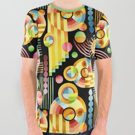 Art Deco Maximalist All Over Graphic Tee