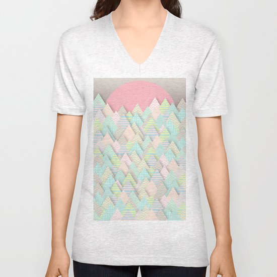 Forest Pastel Unisex V-Neck