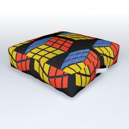 Rubiks Cube  Outdoor Floor Cushion