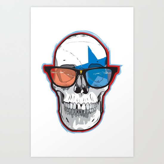 The 3D Star Punk Art Print