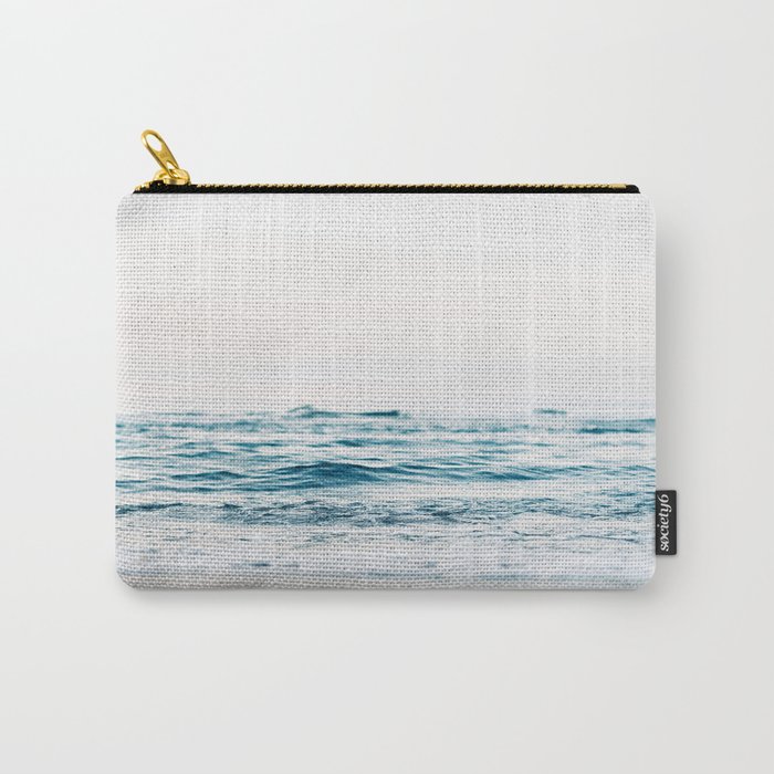 Beautiful White Beach Carry-All Pouch