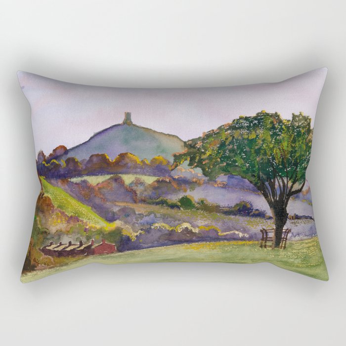 Glastonbury Tor - Somerset, England Rectangular Pillow