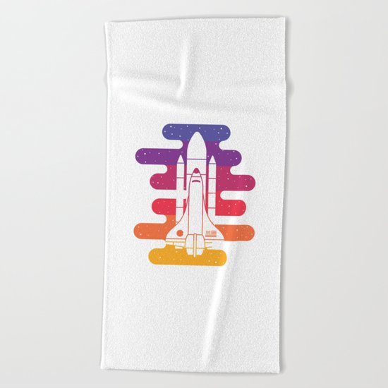 Into The Night Beach Towel