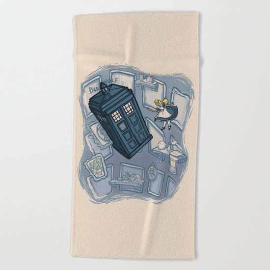 Falling Beach Towel