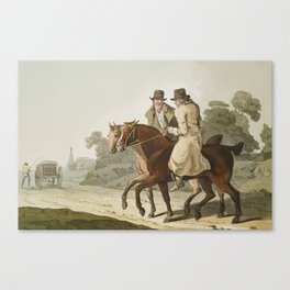 19th century in Yorkshire life Canvas Print