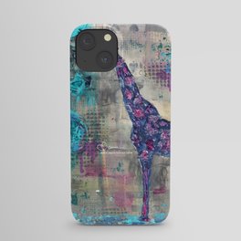 Majestic Series: Giraffe having a berry iPhone Case