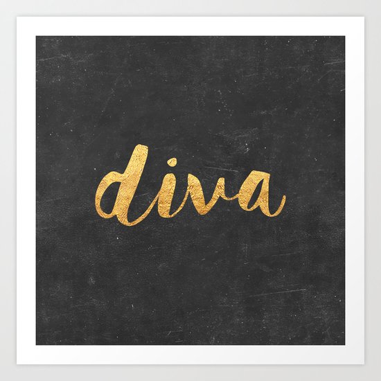 Diva Art Print
