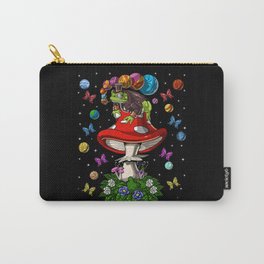 Psychedelic Mushroom Frog Carry-All Pouch