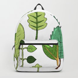 Tree Backpack | Stencil, Plant, Botany, Comic, Street Art, Pop Art, Colorful, Tree, Color, Pattern 